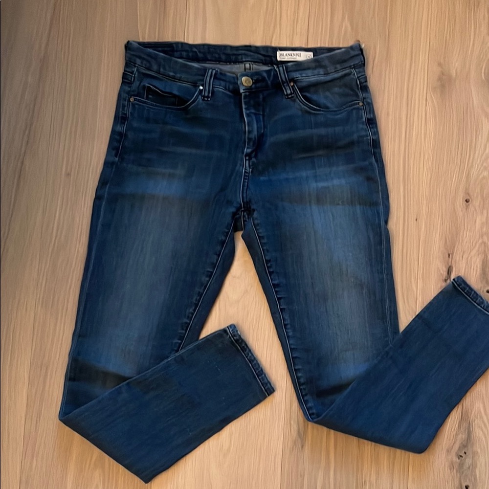 Blank NYC Blue Skinny Jeans Medium Wash